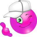 download Cool Boy Call Me Smiley Emoticon clipart image with 270 hue color