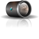 download Camera Lens clipart image with 180 hue color