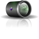 download Camera Lens clipart image with 270 hue color
