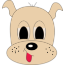 download Small Cute Dog clipart image with 0 hue color
