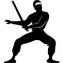 download Pathetic Ninja clipart image with 45 hue color