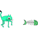 download Cat clipart image with 135 hue color