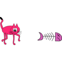 download Cat clipart image with 315 hue color