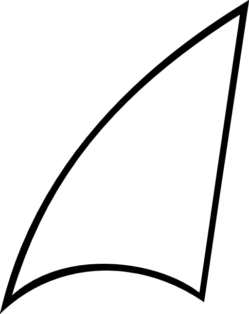 Shark Fin Sail Abstract 002