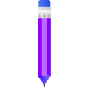 download Pencil clipart image with 225 hue color