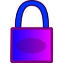 download Lock clipart image with 180 hue color
