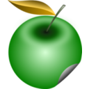 download Apple clipart image with 45 hue color