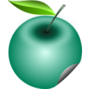 download Apple clipart image with 90 hue color