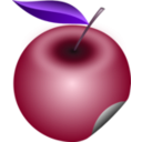 download Apple clipart image with 270 hue color