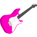 download Guitar clipart image with 315 hue color