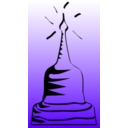 download Pagoda clipart image with 225 hue color