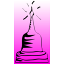 download Pagoda clipart image with 270 hue color