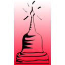 download Pagoda clipart image with 315 hue color