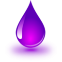 download Blood Drop clipart image with 270 hue color