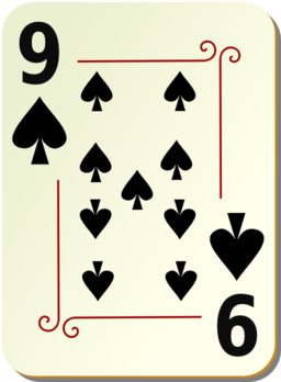 Ornamental Deck 9 Of Spades