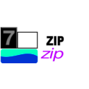 download 7zip Classic Zip clipart image with 225 hue color