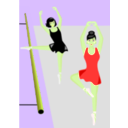 download Women Dancing clipart image with 45 hue color