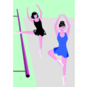 download Women Dancing clipart image with 270 hue color