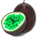 download Passion Fruit clipart image with 90 hue color