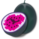 download Passion Fruit clipart image with 270 hue color