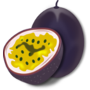 download Passion Fruit clipart image with 0 hue color