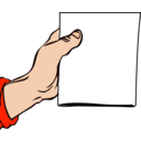 Hand Holding Brochure