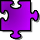 download Blue Jigsaw Piece 10 clipart image with 45 hue color