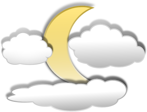 Clouds And The Moon 3
