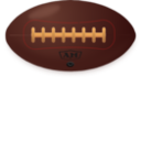 download Vintage American Football clipart image with 0 hue color