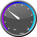 download Speedmeter clipart image with 180 hue color