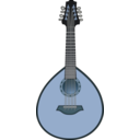 download Lute 2 clipart image with 180 hue color