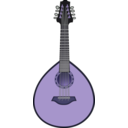 download Lute 2 clipart image with 225 hue color