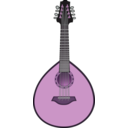 download Lute 2 clipart image with 270 hue color