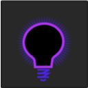 download Bulb Icon clipart image with 225 hue color