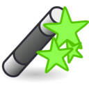 download Wand With Stars clipart image with 45 hue color