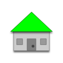 download Home Icon clipart image with 0 hue color