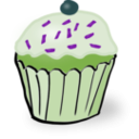 download White Muffin clipart image with 45 hue color