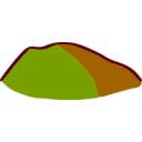 download Rpg Map Symbols Hill clipart image with 315 hue color