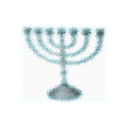 download Menorah clipart image with 180 hue color