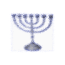 download Menorah clipart image with 225 hue color