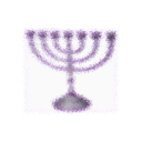 download Menorah clipart image with 270 hue color