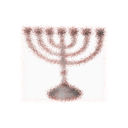 download Menorah clipart image with 0 hue color