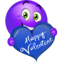 download Happy Valentine Boy Smiley Emoticon clipart image with 225 hue color