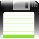 download Floppy Disk clipart image with 90 hue color