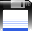 download Floppy Disk clipart image with 225 hue color