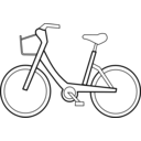 download Bicyclette Bicycle clipart image with 225 hue color