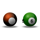 download Snooker Balls clipart image with 0 hue color