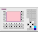 download Touc Panel Keyboard clipart image with 135 hue color