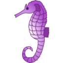 download Seahorse clipart image with 90 hue color