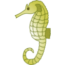 download Seahorse clipart image with 225 hue color